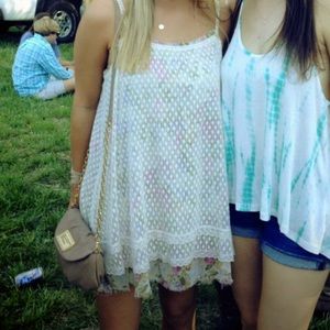 Free People Intimately Boho Lace Overlay Dress